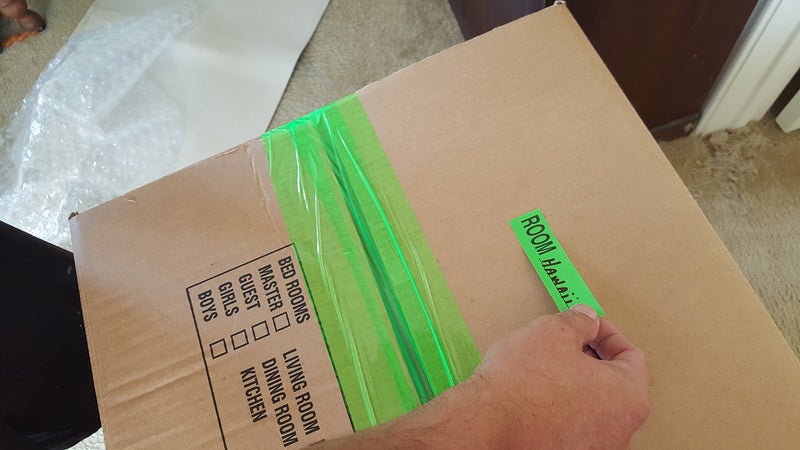 Tag-A-Room Home Moving Labels Color Coded Packing Stickers (350MBC) - Image 4